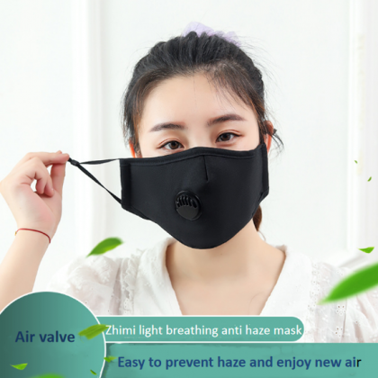 (5pcs/pack) Pm2.5 Cotton Mask With Breathing Valve..