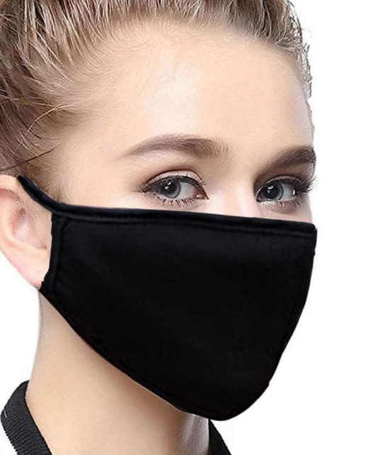 Fashion Scarf mask black for men and women (5pcs/pack)