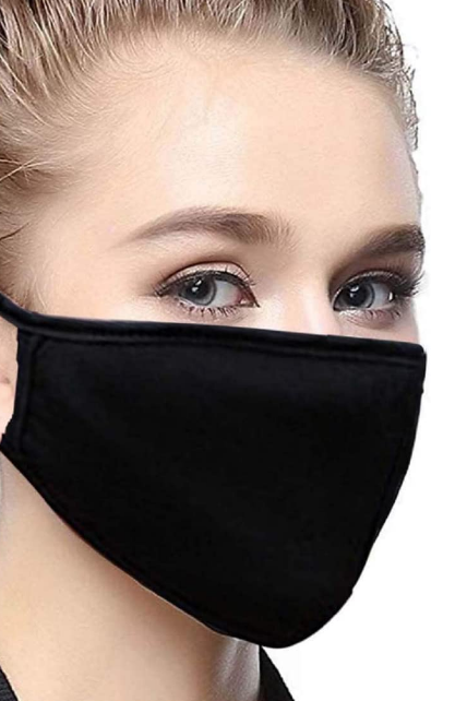 Fashion Scarf mask black for men and women (5pcs/pack)